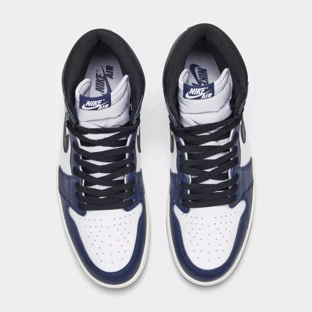 Nike Air Jordan 1 Retro High OG GS Big Boys Kids Sz 6Y Navy/White FD1437-401 NEW_5